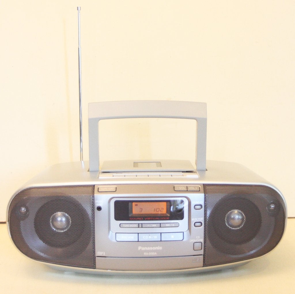 Panasonic RX-D50A Radio - CD - MP3 - Cassette Recorder, Audio, Tv en Foto, Ophalen of Verzenden, Zo goed als nieuw, Cassettedeck