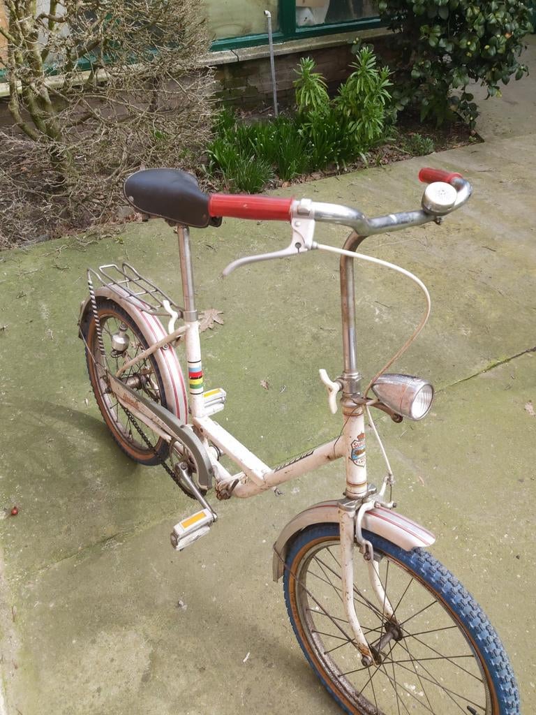 Mini vintage fiets, Ophalen