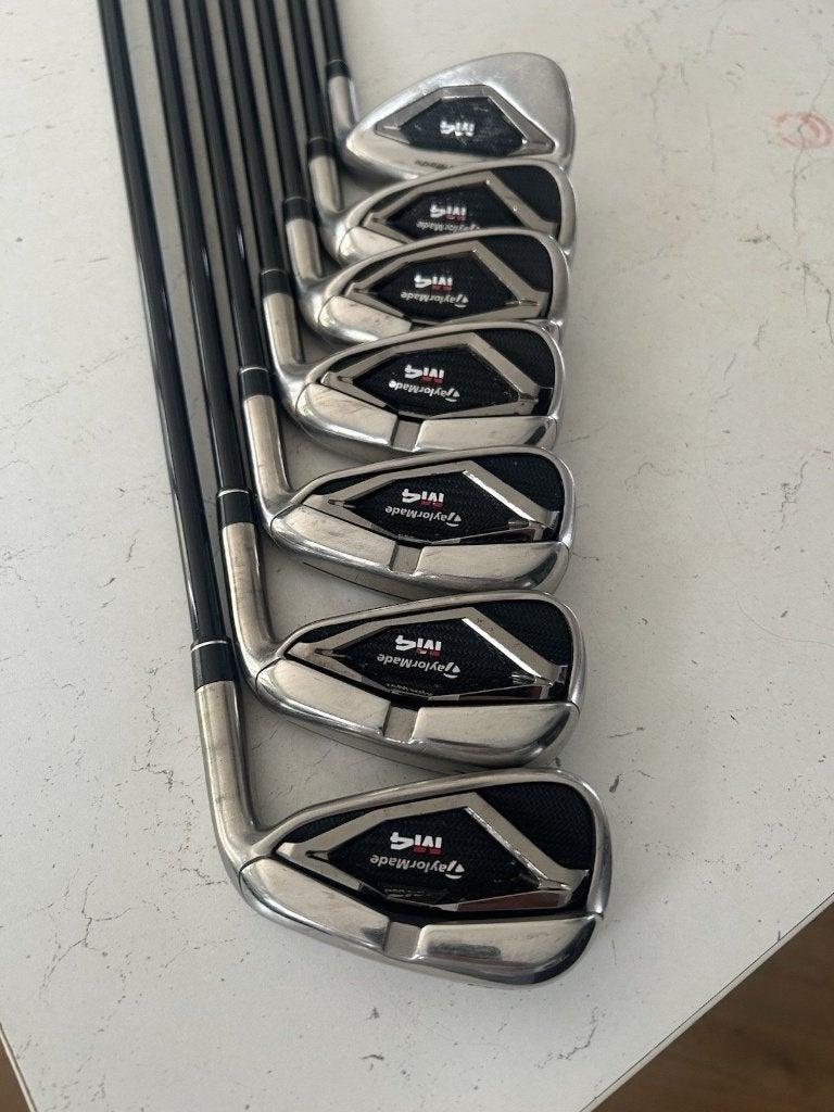 Fers à repasser TaylorMade M4 5-SW en graphite RH, Sports & Fitness, Golf, Enlèvement ou Envoi, Utilisé