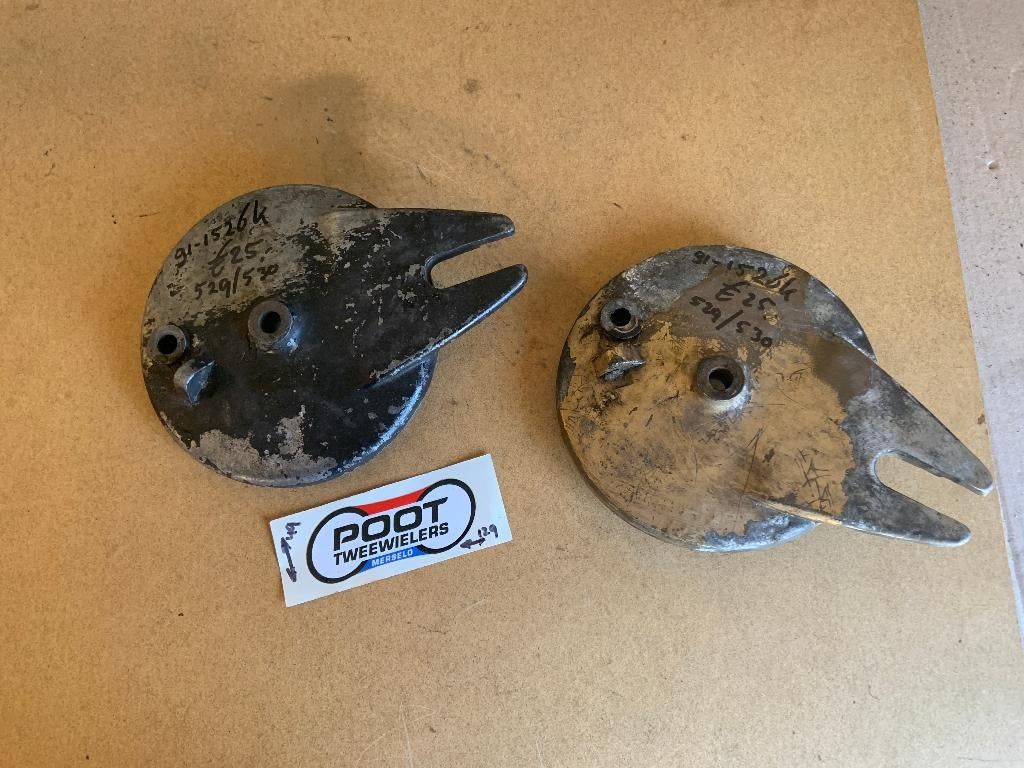 Plaque de frein arrière à gros tambour Zundapp, Vélos & Vélomoteurs, Pièces de cyclomoteur | Zundapp, Utilisé, Autres types, Enlèvement