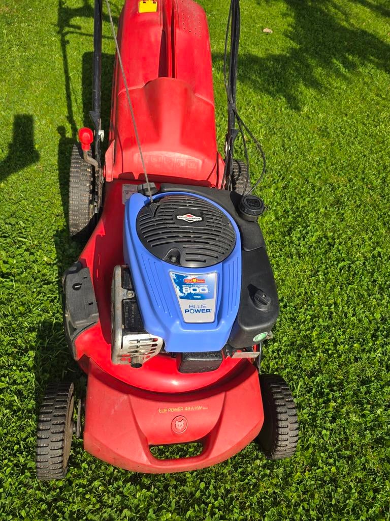 Grasmaaier Wolf Garten Bluepower 48 A HW, Tuin en Terras, Grasmaaiers, Ophalen, Cirkelmaaier, Benzine-grasmaaier, 40 t/m 49 cm