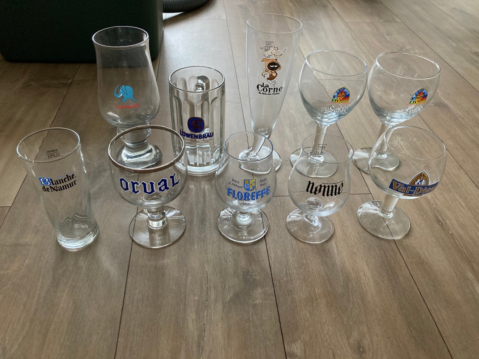 Lot de verres à bière, Enlèvement, Utilisé