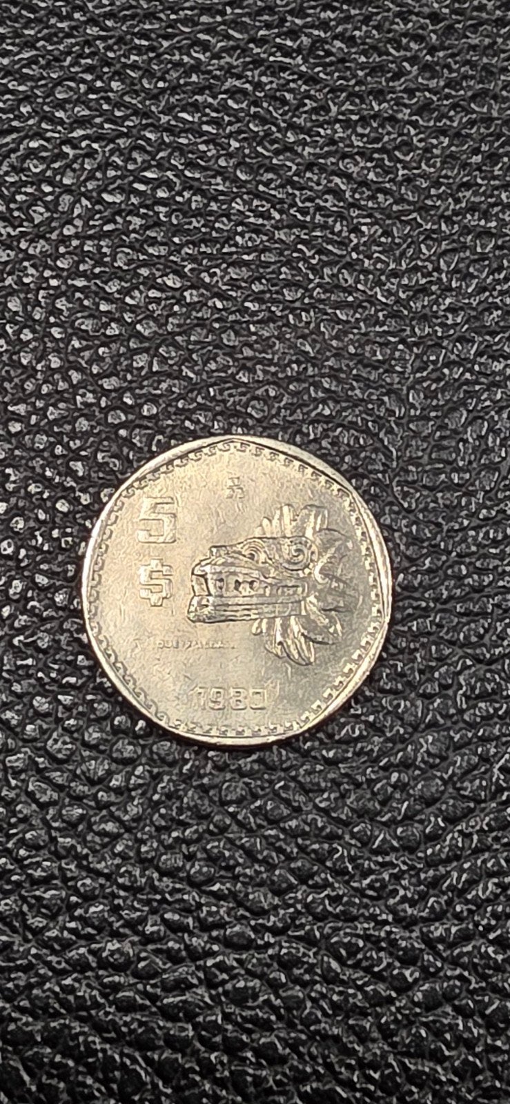 Mexico 5 pesos 1980 /herdenkingsmunt, Timbres & Monnaies, Monnaies | Amérique, Enlèvement ou Envoi