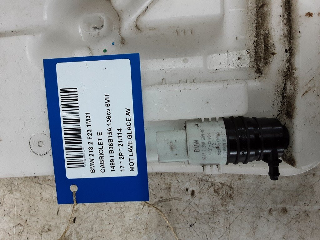 LAVE-GLACE POMPE AVANT BMW 2 serie (F23) (729830901), Utilisé, BMW
