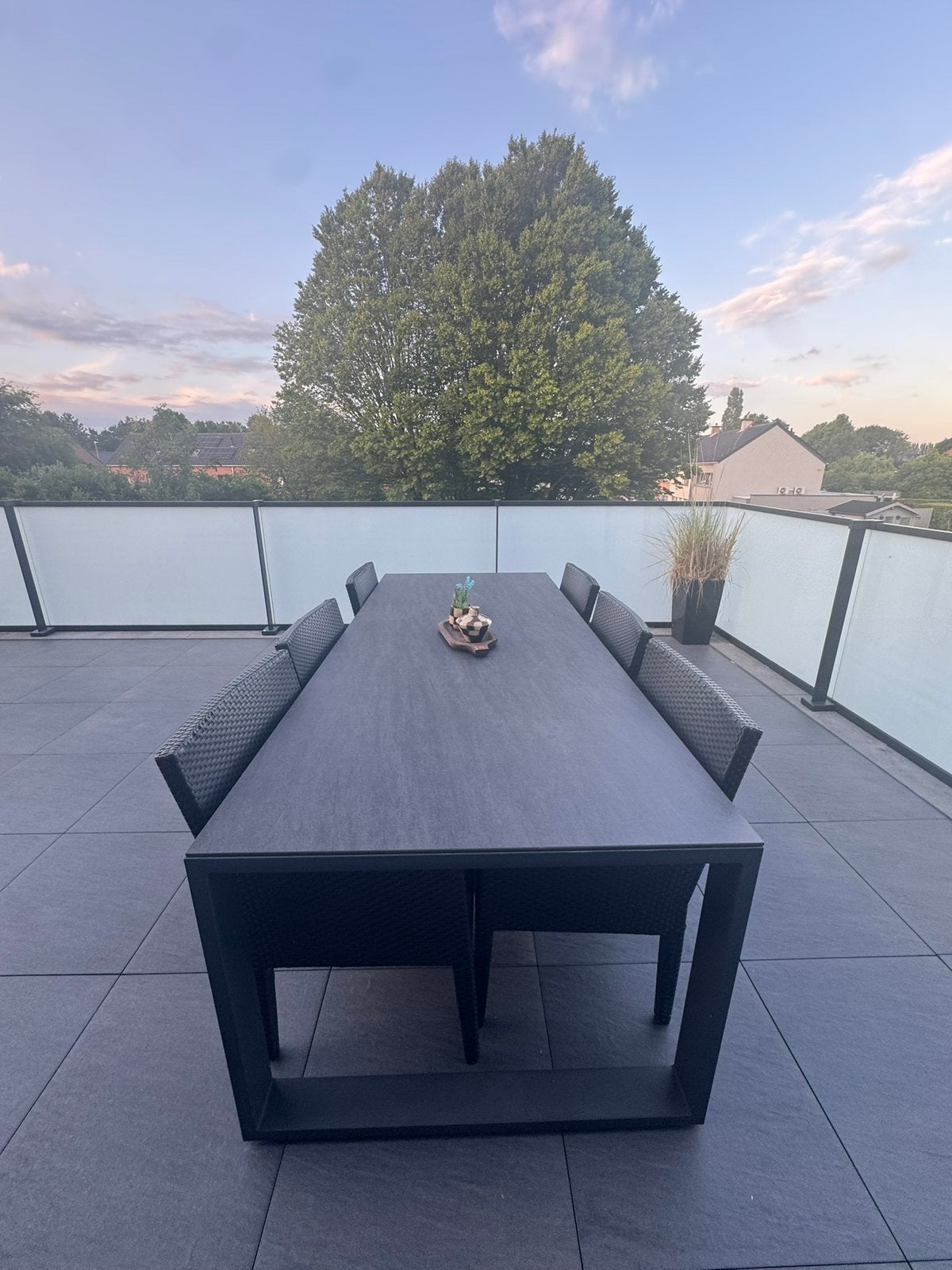 Terras tafel, Enlèvement, Comme neuf, Chaise