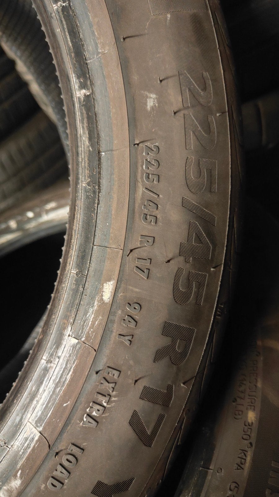 225/45r17 continental 45€ chacun avec montage et équilibrage, Autos : Pièces & Accessoires, Enlèvement ou Envoi