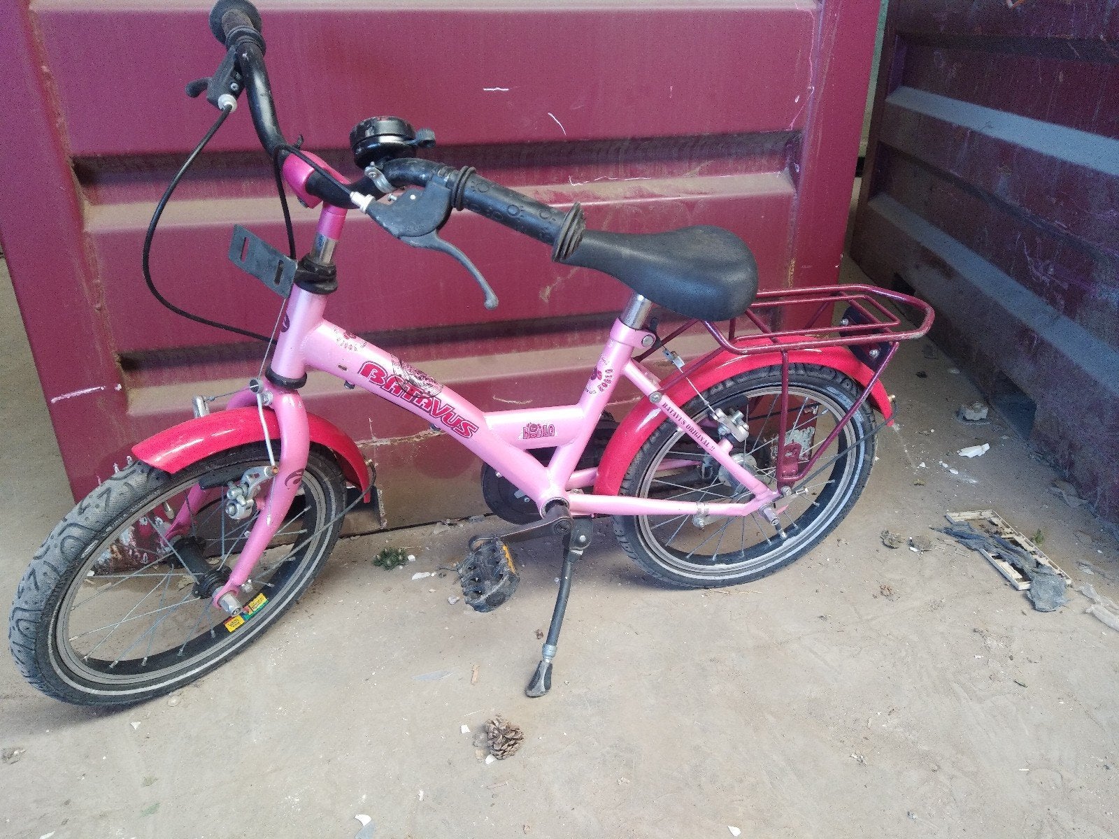 Batavus kinderfiets., Fietsen en Brommers, Fietsen | Meisjes, Ophalen, Gebruikt, Velgrem, 16 inch
