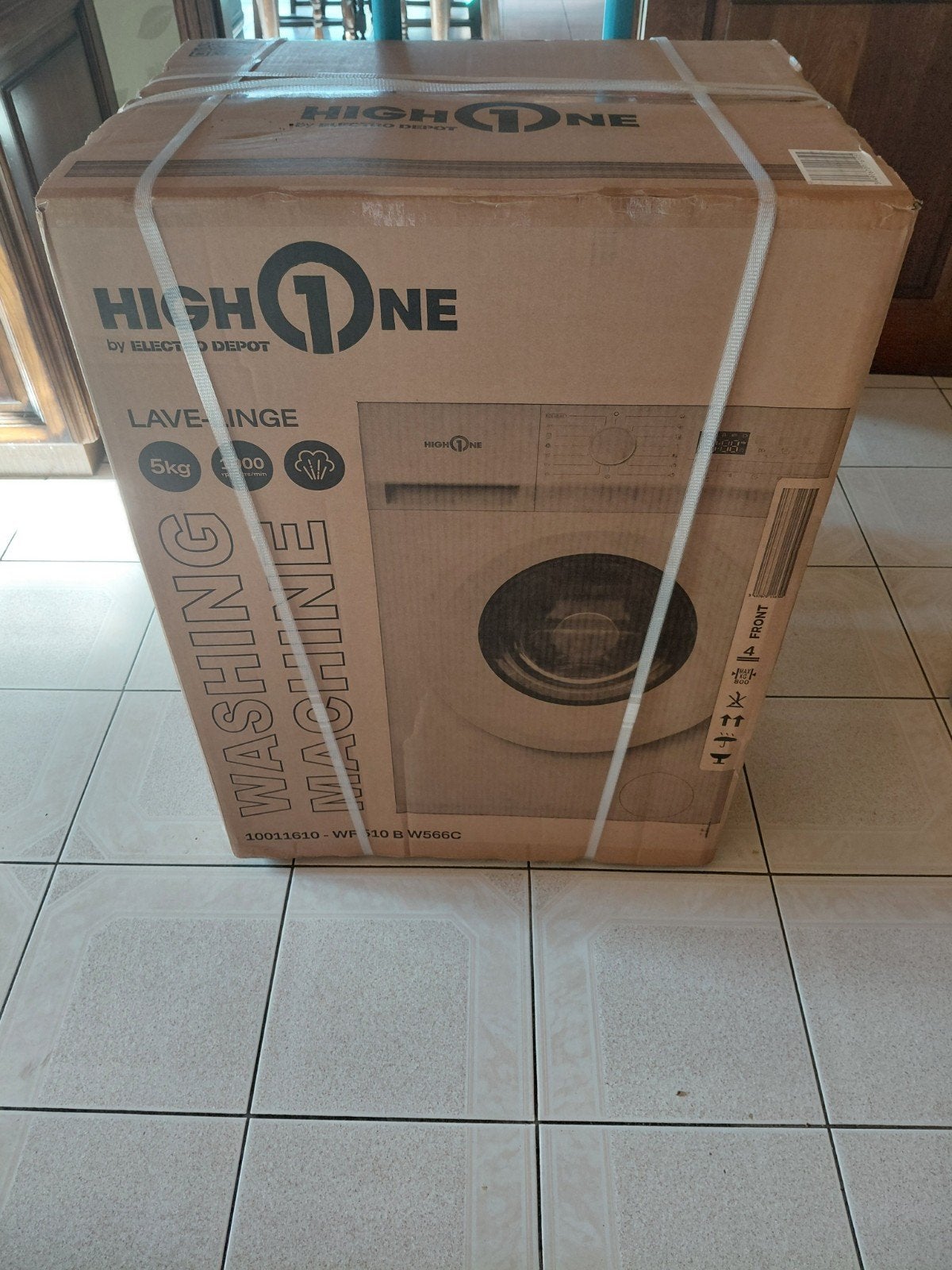 wasmachine nieuw, Enlèvement