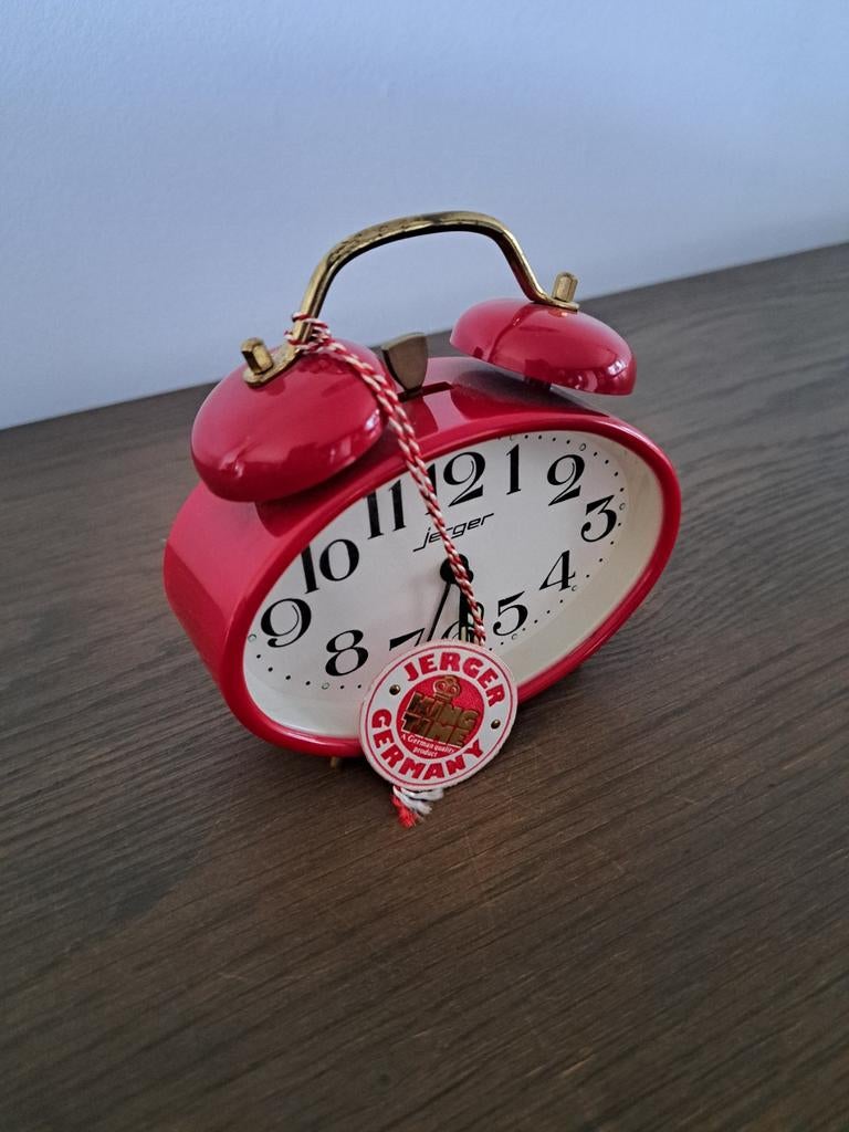 Vintage Jerger "King Time" Wekker –, Enlèvement ou Envoi