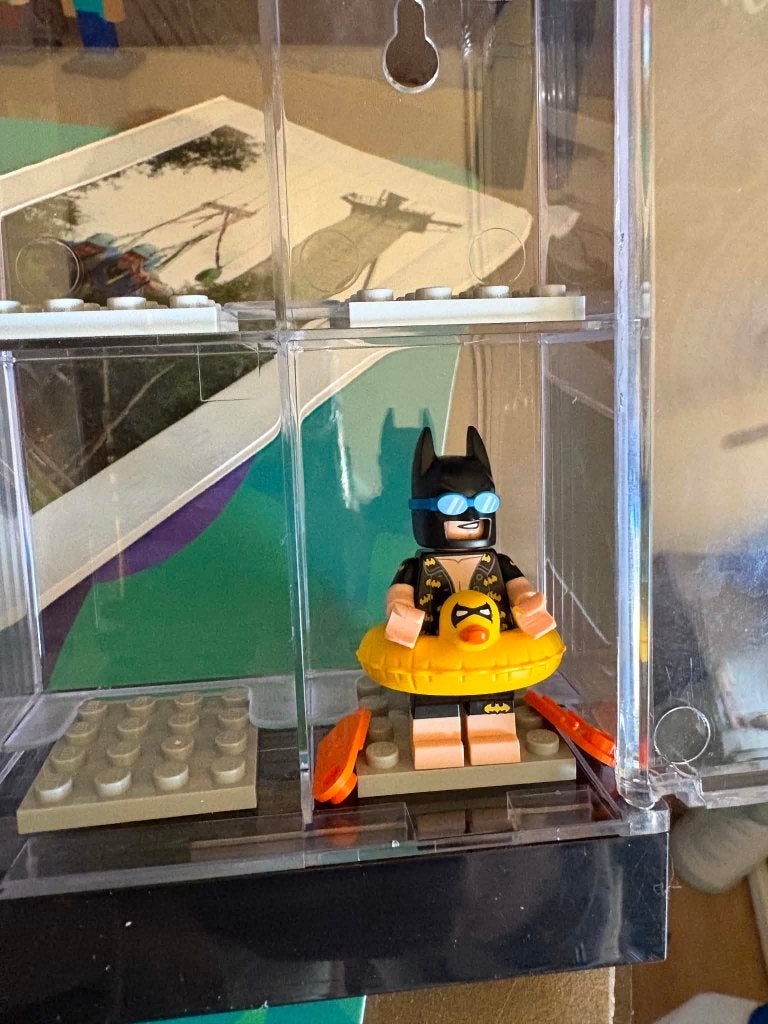 Minifigure Series The LEGO Batman Movie Vacation Batman, Lego, Ophalen of Verzenden, Zo goed als nieuw, Minifiguur