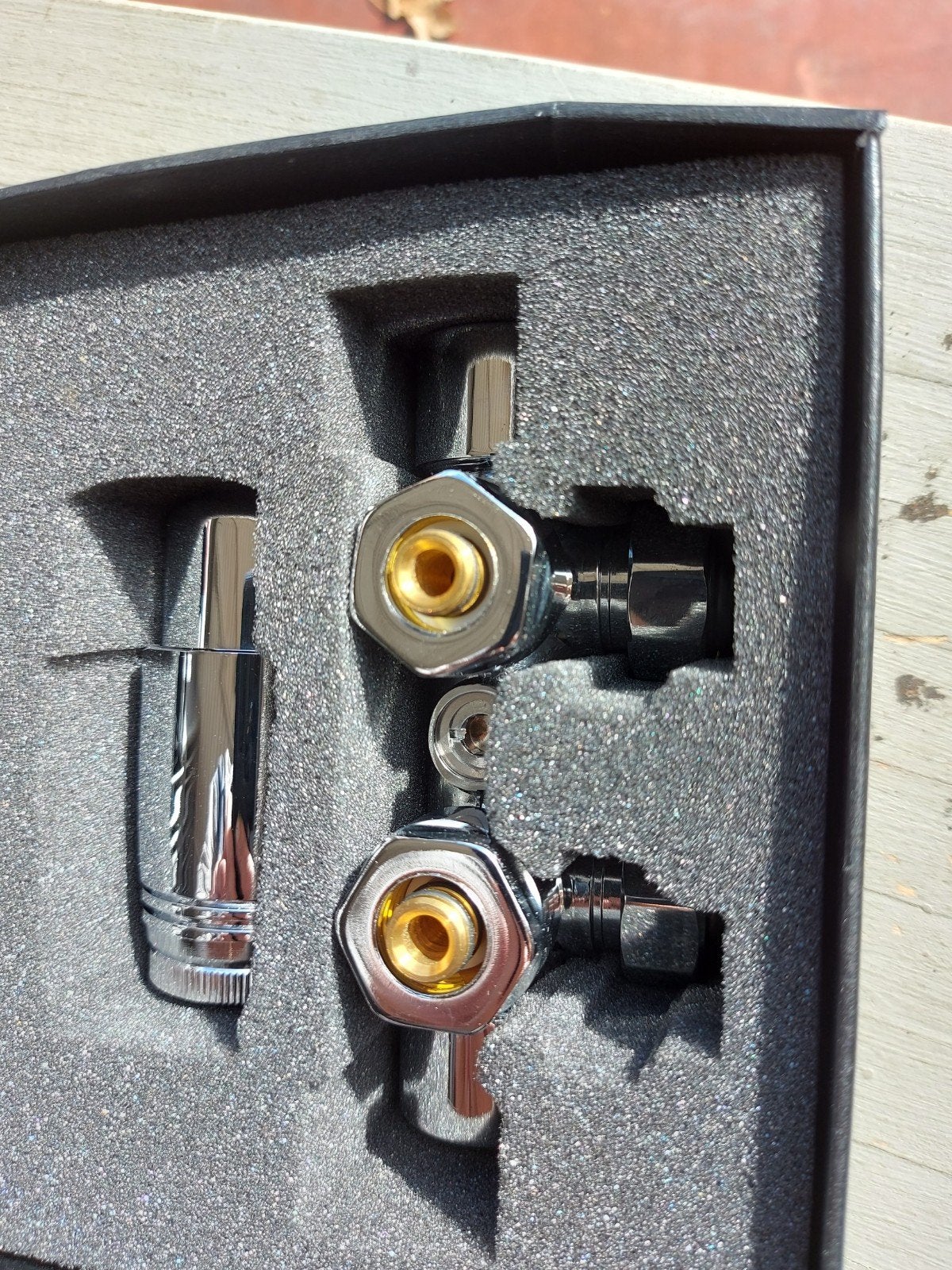Chrome radiatorkraan haakse aansluiting 16mm, Ophalen of Verzenden, Chroom