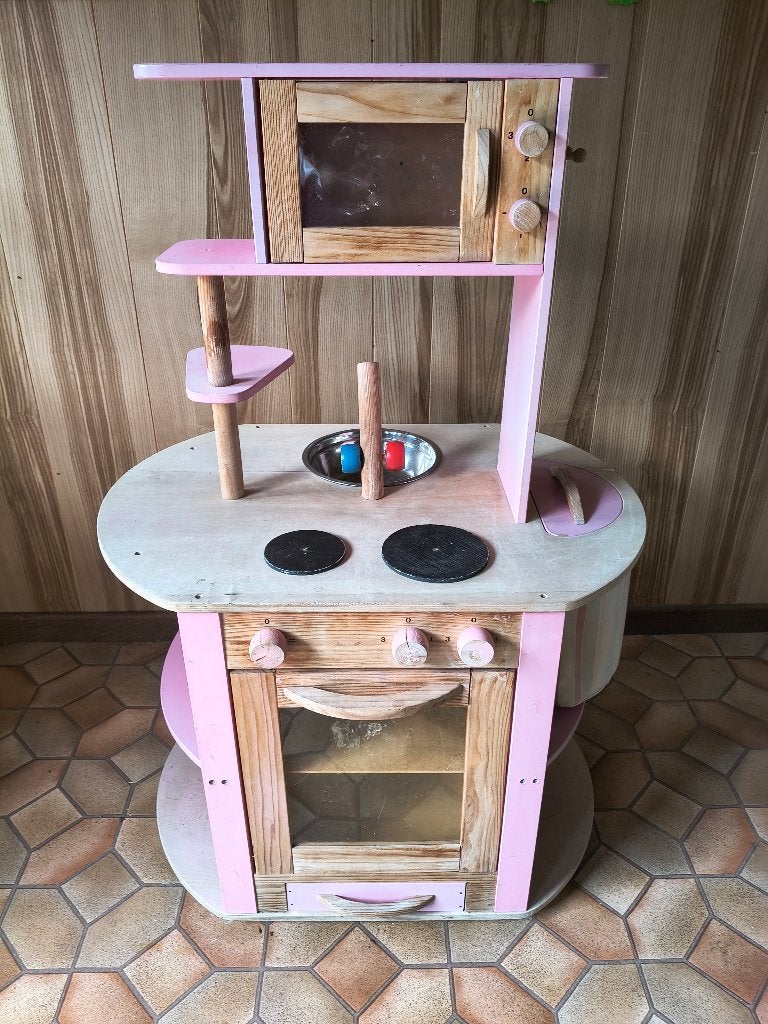 Speelgoed vintage keukentje, Ophalen, Gebruikt, Meubelstuk of Keukentje