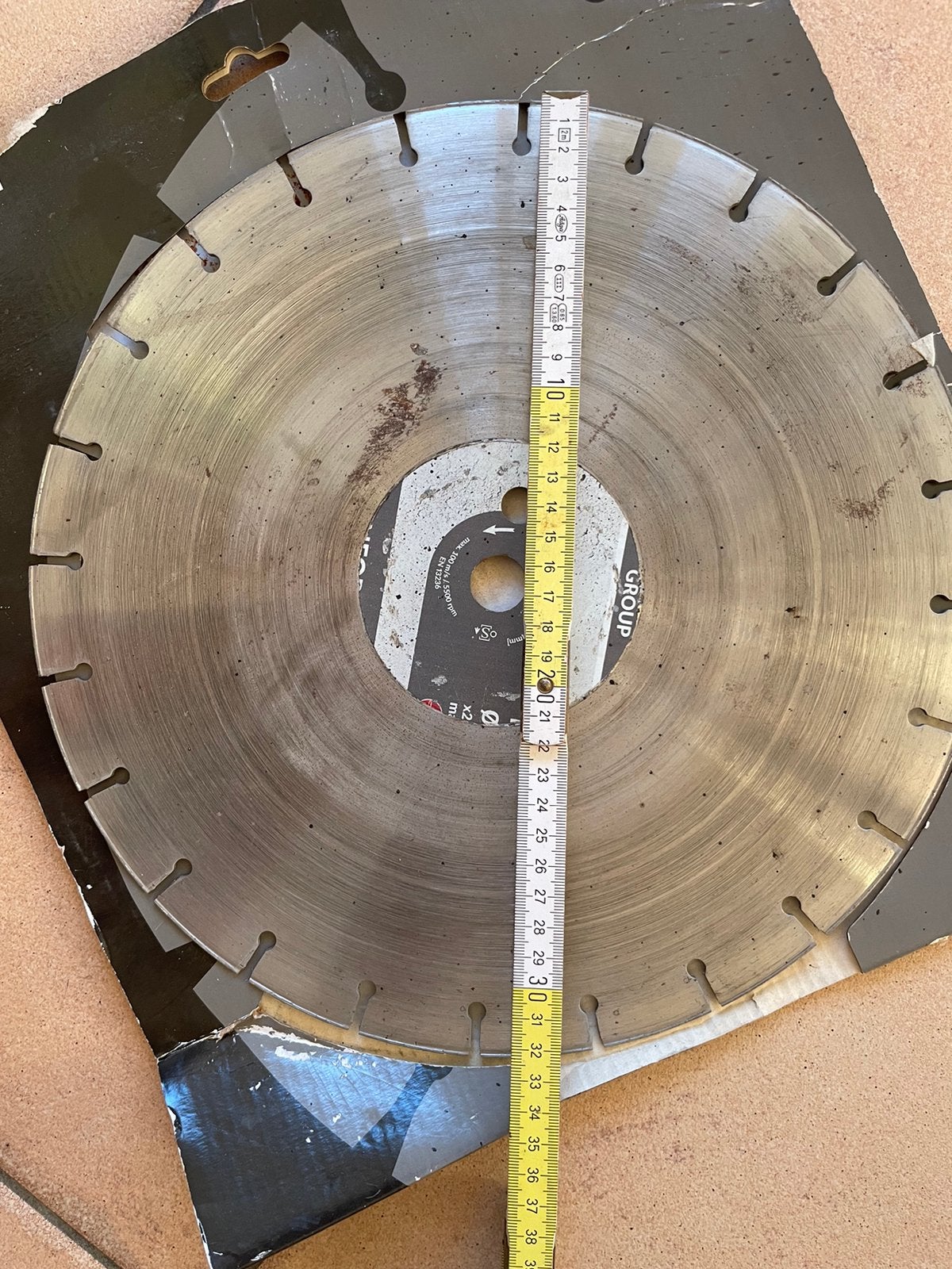 Diamant slijpschijf voor steen diameter 350x 20 mm, Enlèvement, Comme neuf