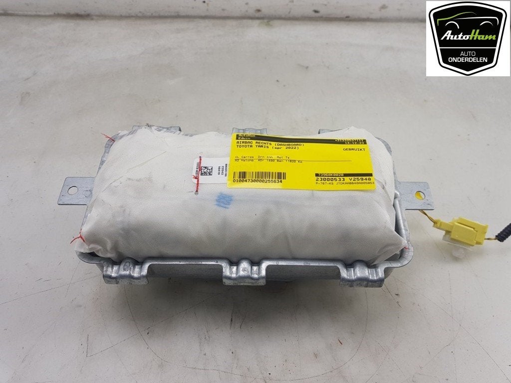 AIRBAG PASSAGIER Yaris Cross (PB1 / PJ1) (|73960K0020|), Gebruikt, Kundenbetreuung@toyota.de, Toyota, Toyota-Allee 2
50858  Köln, DE