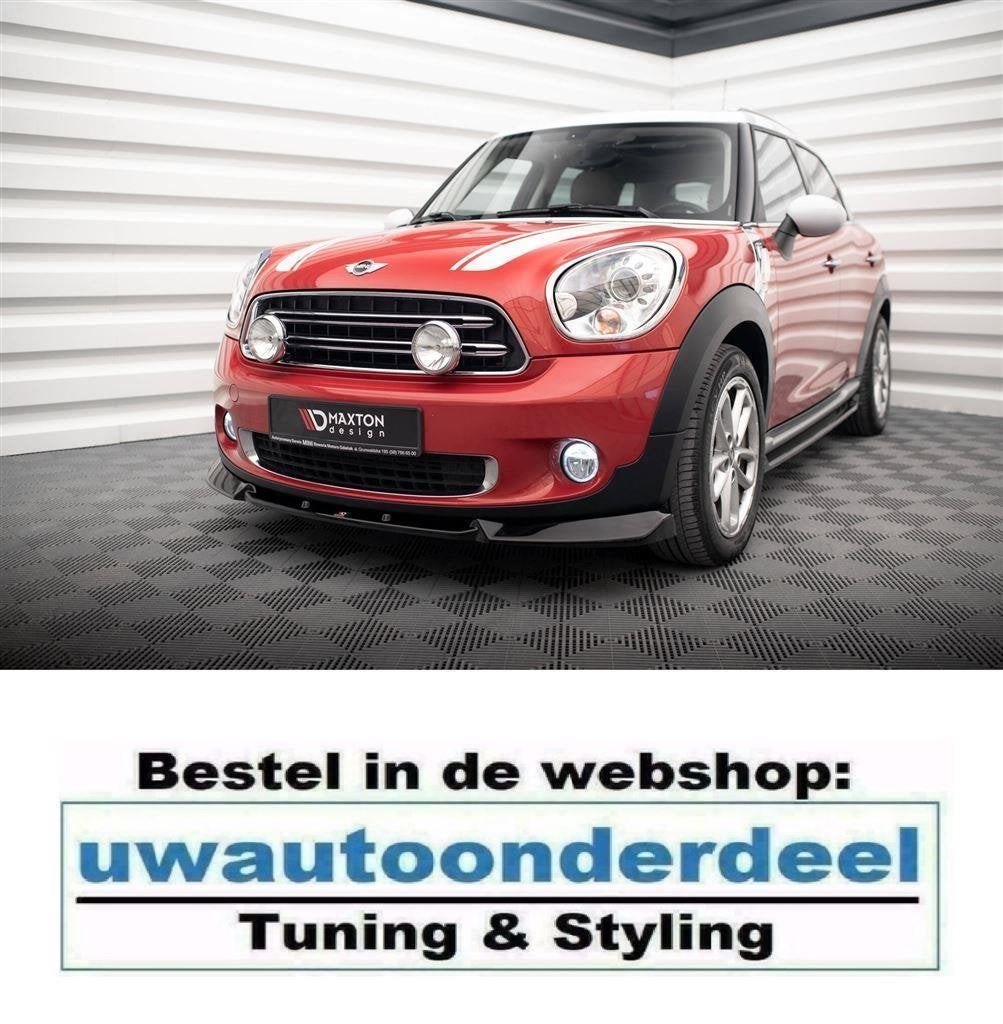 Maxton Design Spoiler Splitter Lip Mini Countryman R60 Facel, Verzenden