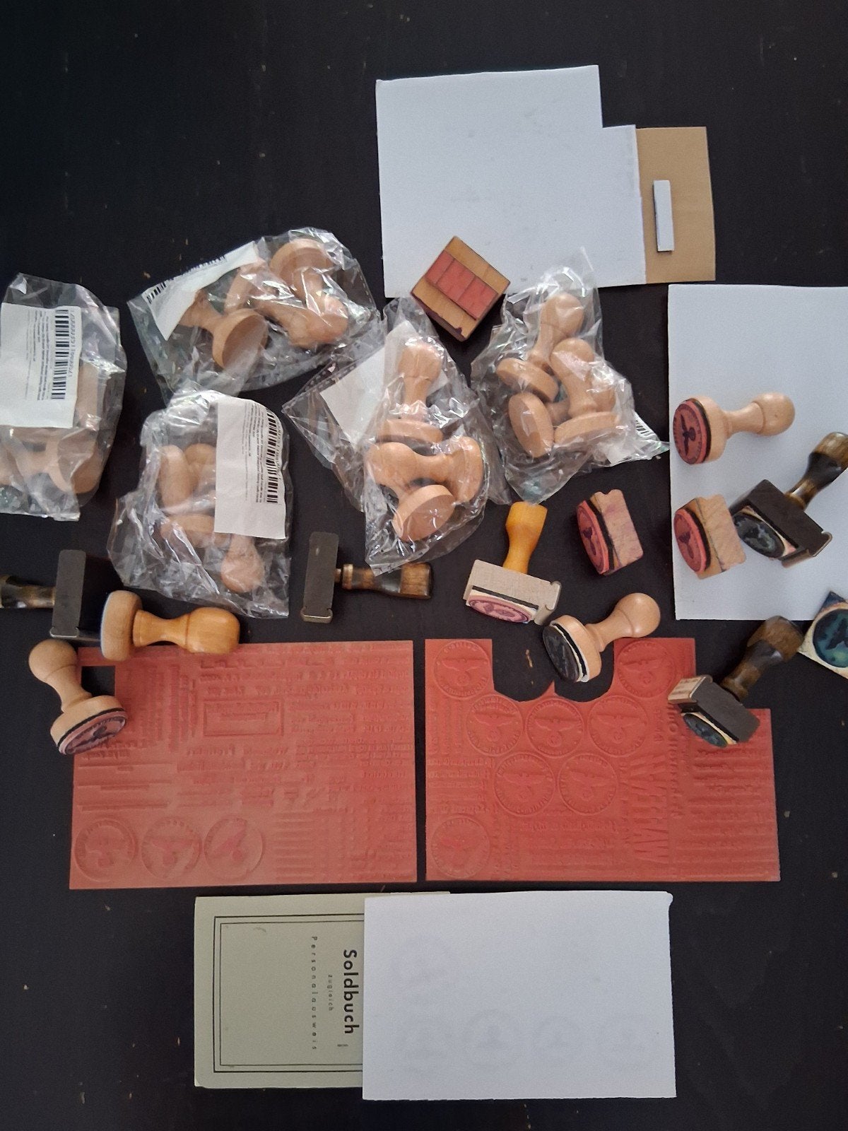Collection de timbres Elite pour Soldbuch, Enlèvement ou Envoi
