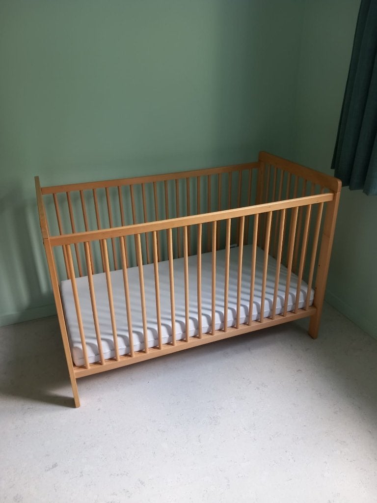 kinderbed, Moins de 70 cm, Comme neuf, Moins de 140 cm, Enlèvement