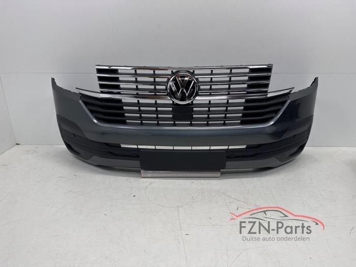 VW Transporter T6.1 Voorbumper 4PDC LR7H, Enlèvement ou Envoi, Utilisé, Avant, Pare-chocs