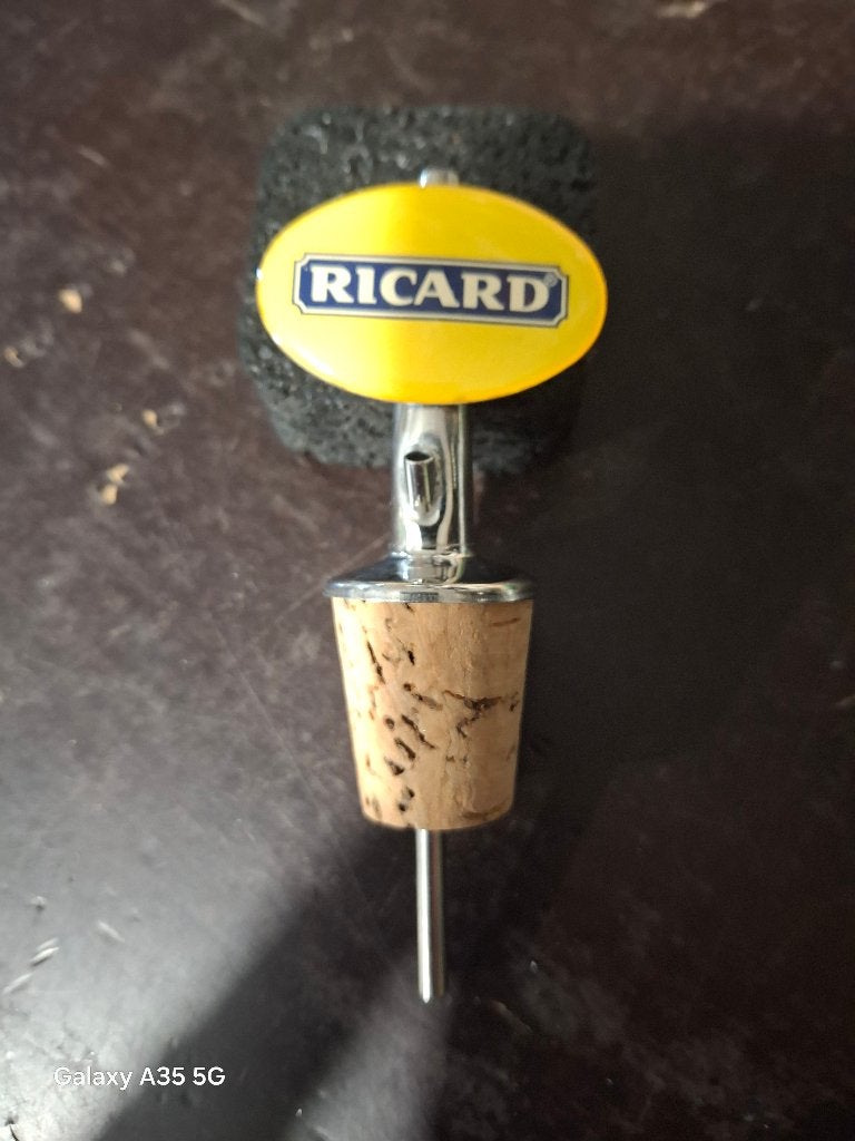 1 x bouchon avec logo RICARD, Ophalen of Verzenden, Zo goed als nieuw, Overige typen