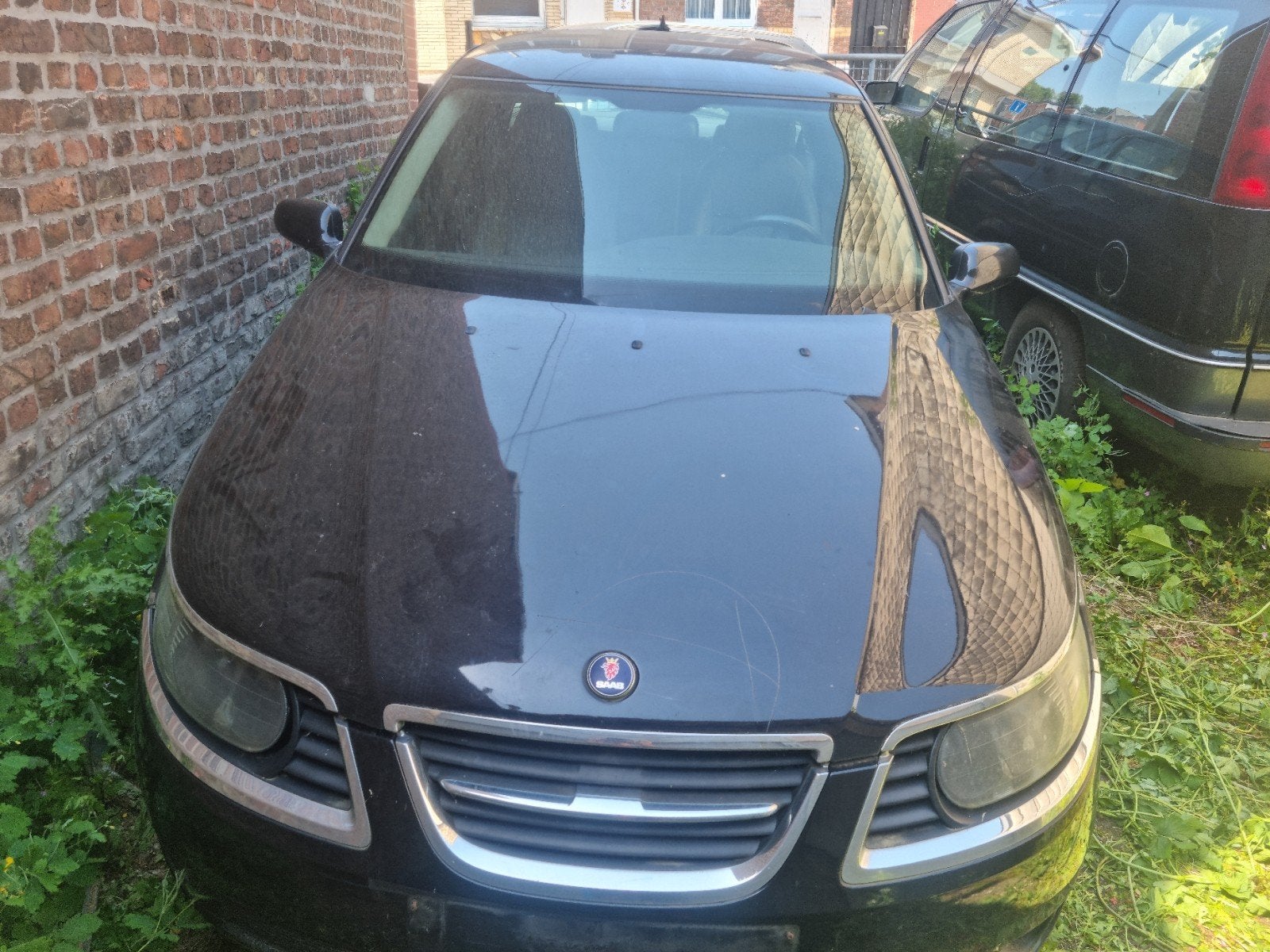saab 95 19tid  break, Auto's, Zwart, Particulier, Te koop, Automatische klimaatregeling