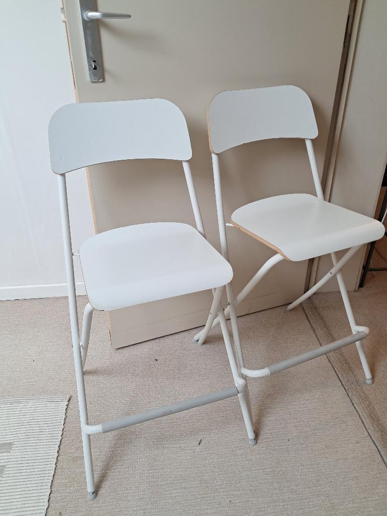 Chaises de bar IKEA, 2 tabourets, Comme neuf, Enlèvement, Bois