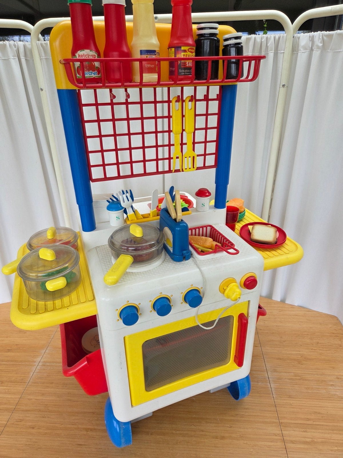 Vintage Berchet Speelkeuken (Jaren '90) – Super compleet met, Kinderen en Baby's, Ophalen, Gebruikt, Kunststof, Speelkeuken