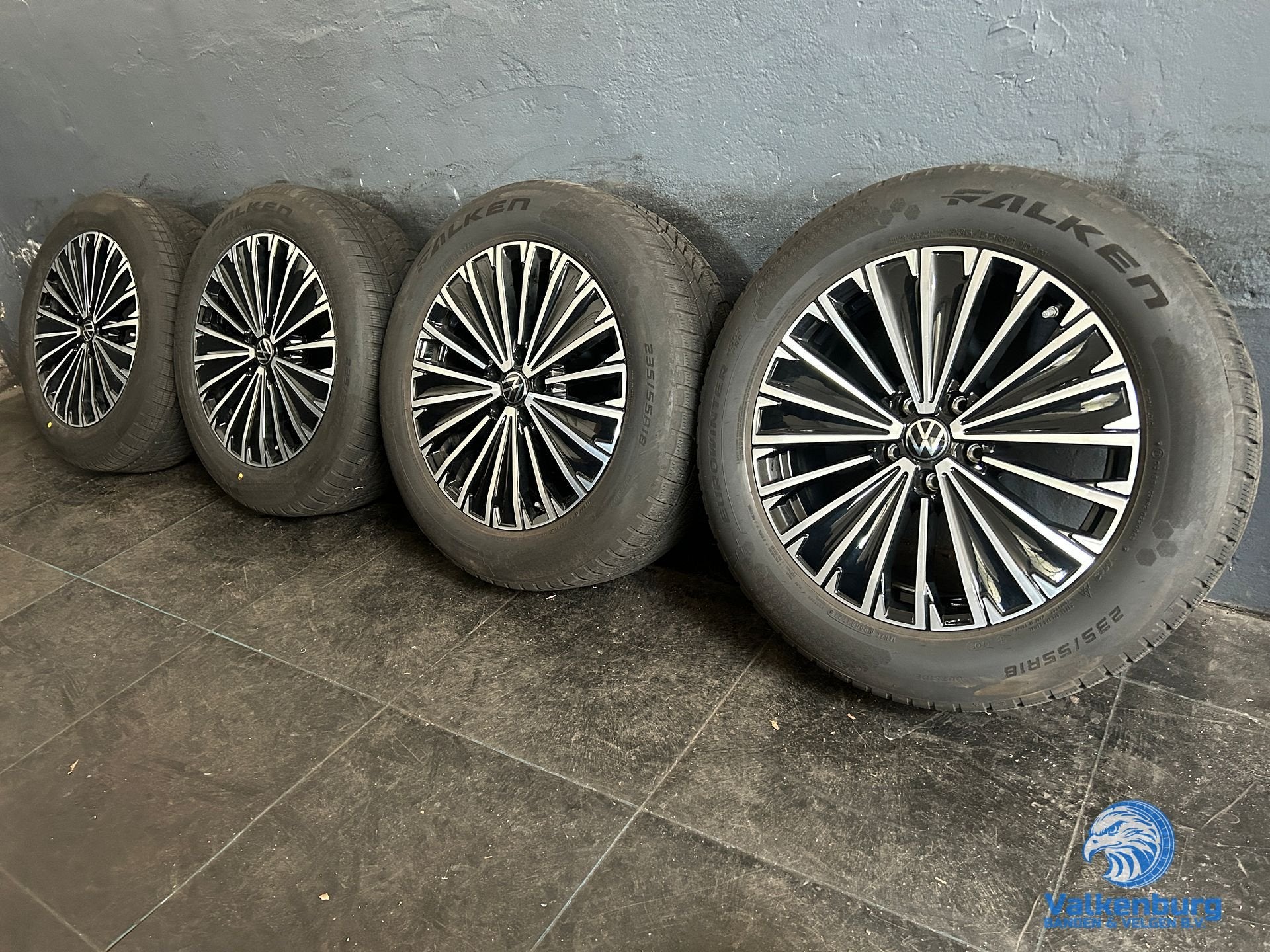 9-10mm! Originele VW Tiguan III CT1 Napoli 18 inch velgen TP, 18 inch, Gebruikt, -, -