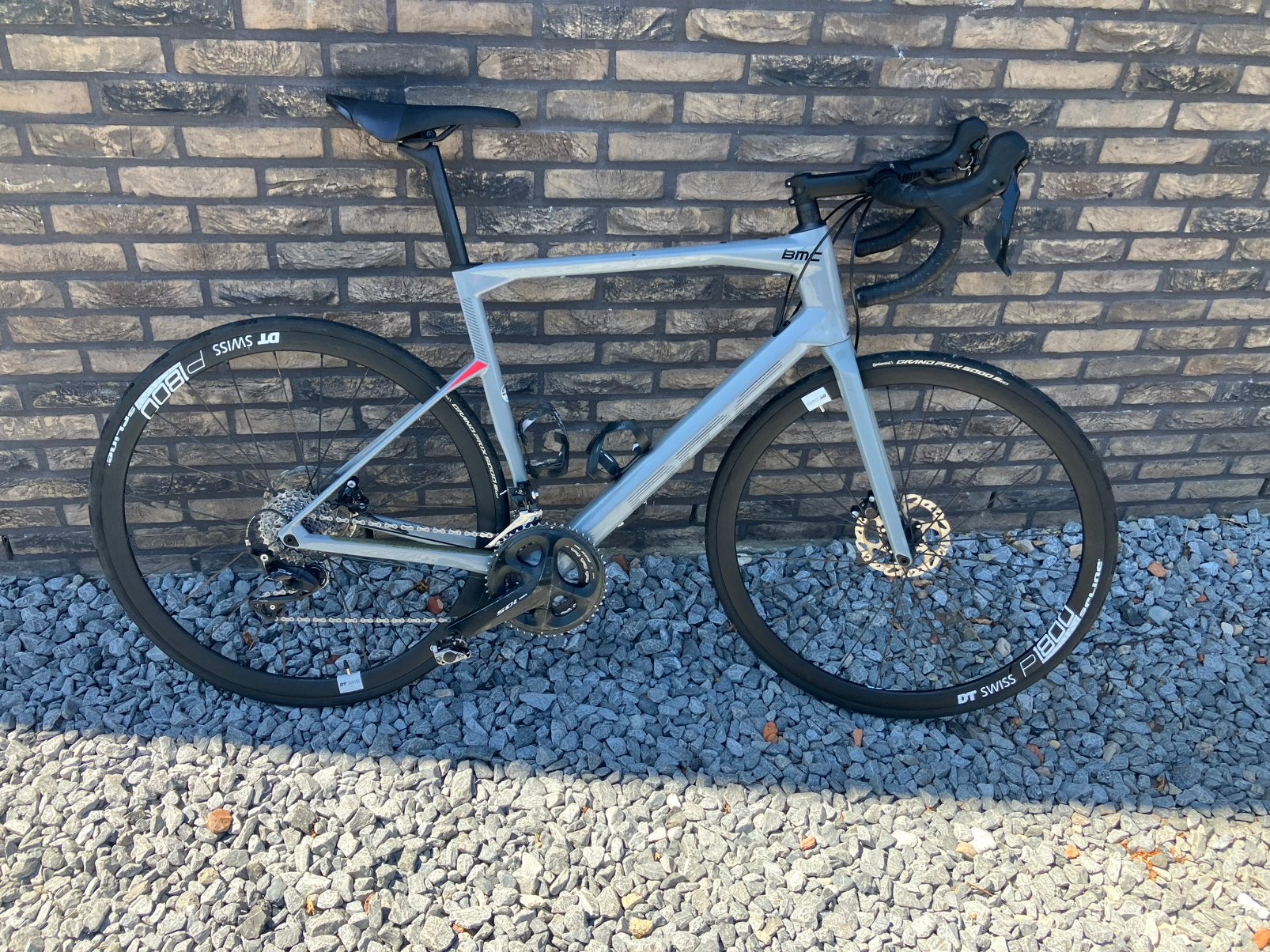 BMC Roadmachine 02 (L) met Stages powercrank, Enlèvement, Utilisé, Carbone