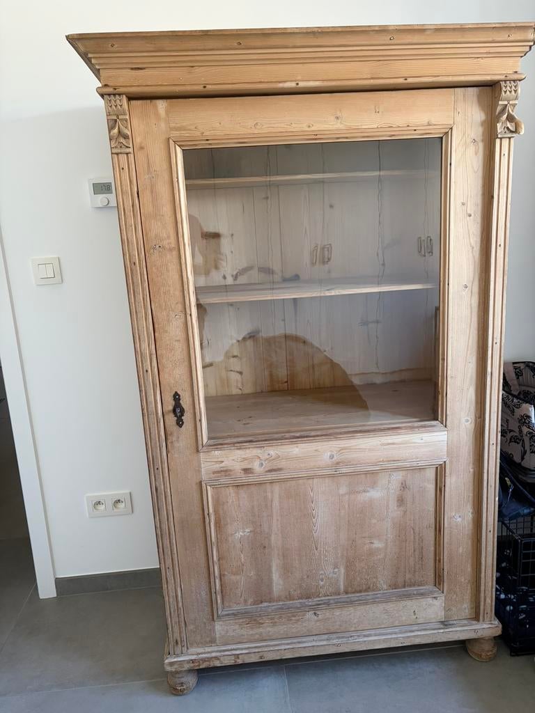 Grenen kast, Huis en Inrichting, Kasten | Vitrinekasten, Ophalen, Gebruikt