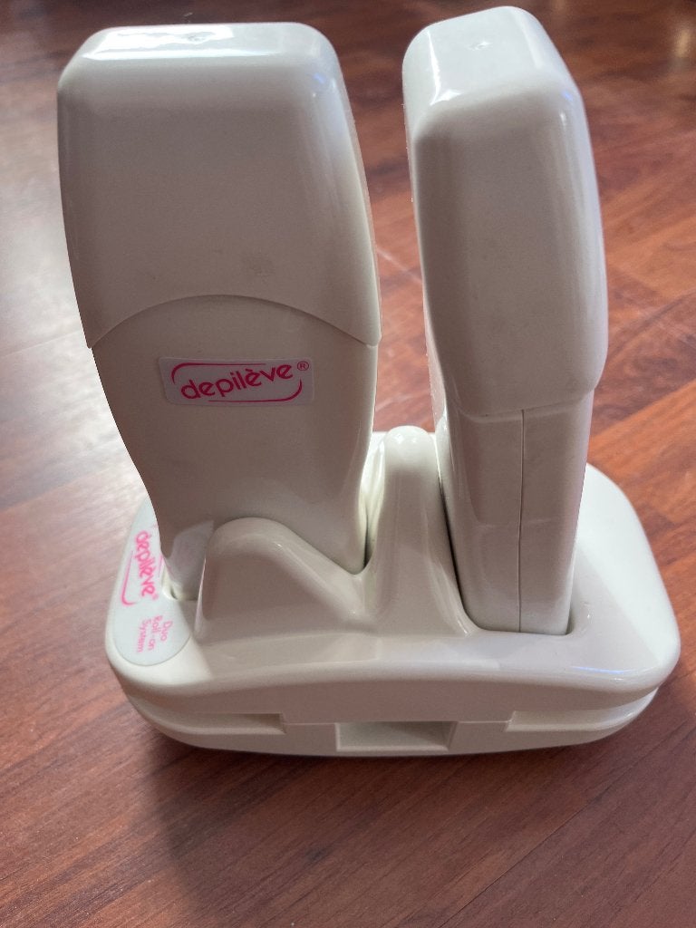 Duo Roll-on Wax Cassetteverwarmer Dépilève, Elektronische apparatuur, Ophalen, Zo goed als nieuw, Scheren en Epileren