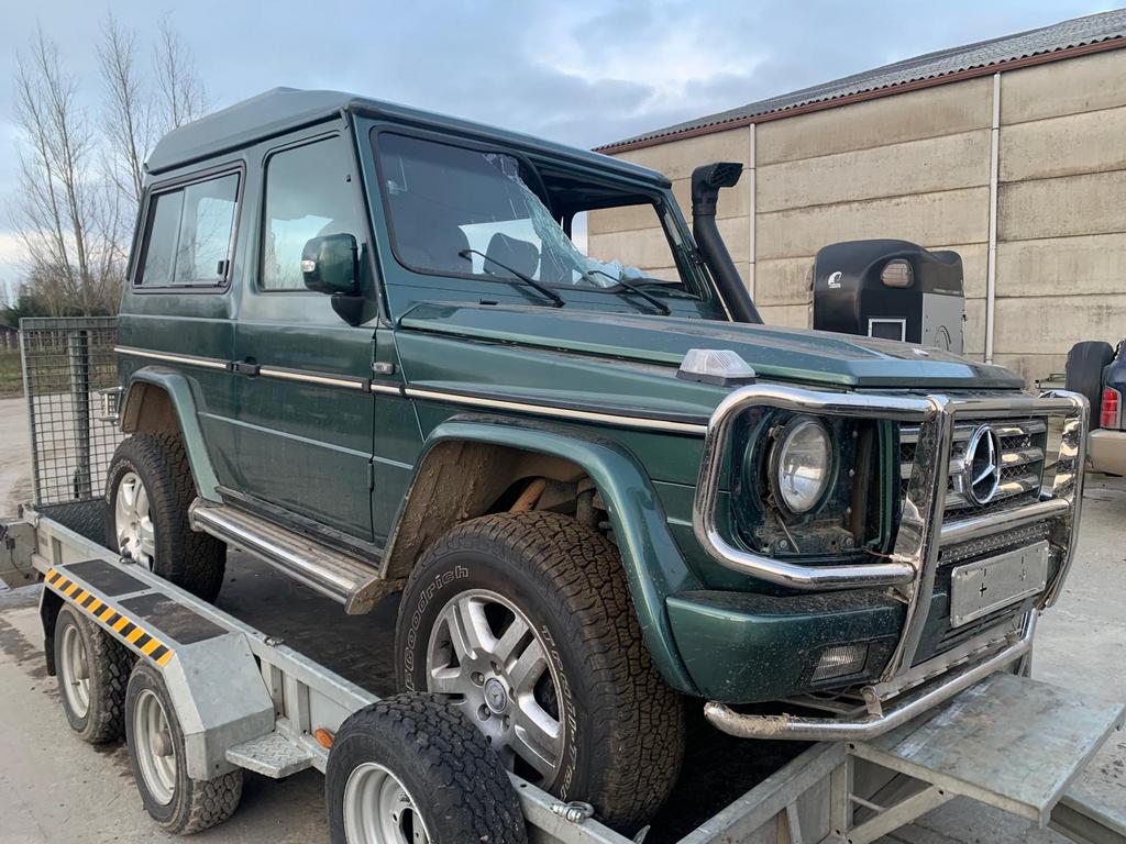Mercedes benz AMG G-klass te herstellen motor in goede staat, Ophalen