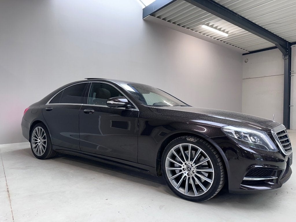 Mercedes S 350 d 4 Matic AMG Pano Keyless Led Full Option, Auto's, Automaat, Dealer onderhouden, Euro 6, Bruin