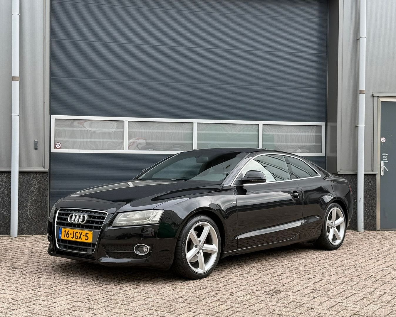 Audi A5 Coupé 1.8 TFSI Pro Line S BJ.2009 Navi|18” LM|Cc|Nap, Auto's, Zwart, Handgeschakeld, Grijs, Onderhoudsboekje