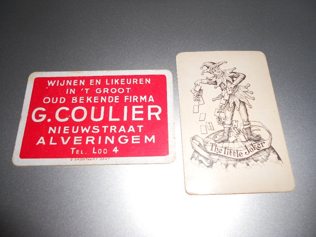 1 JOKER LIKEUREN, Collections, Cartes à jouer, Jokers & Jeux des sept familles, Enlèvement ou Envoi, Utilisé, Carte(s) à jouer