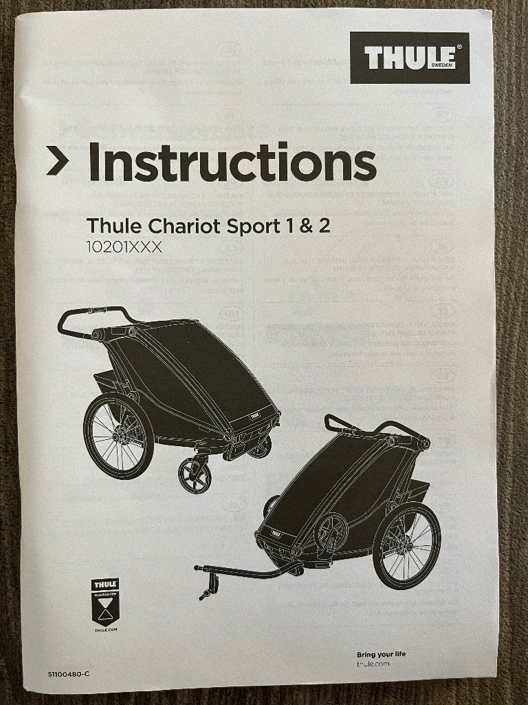Thule Chariot Muscle 1, Enlèvement, Thule / Chariot, Suspension