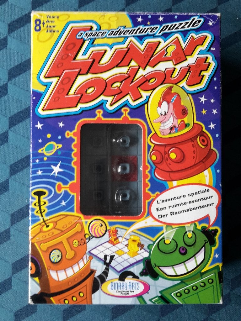 Nieuw spel Lunar Lockout, solo, vintage, + 1 gratis promo, Hobby en Vrije tijd, Een of twee spelers, Ophalen of Verzenden, Zo goed als nieuw