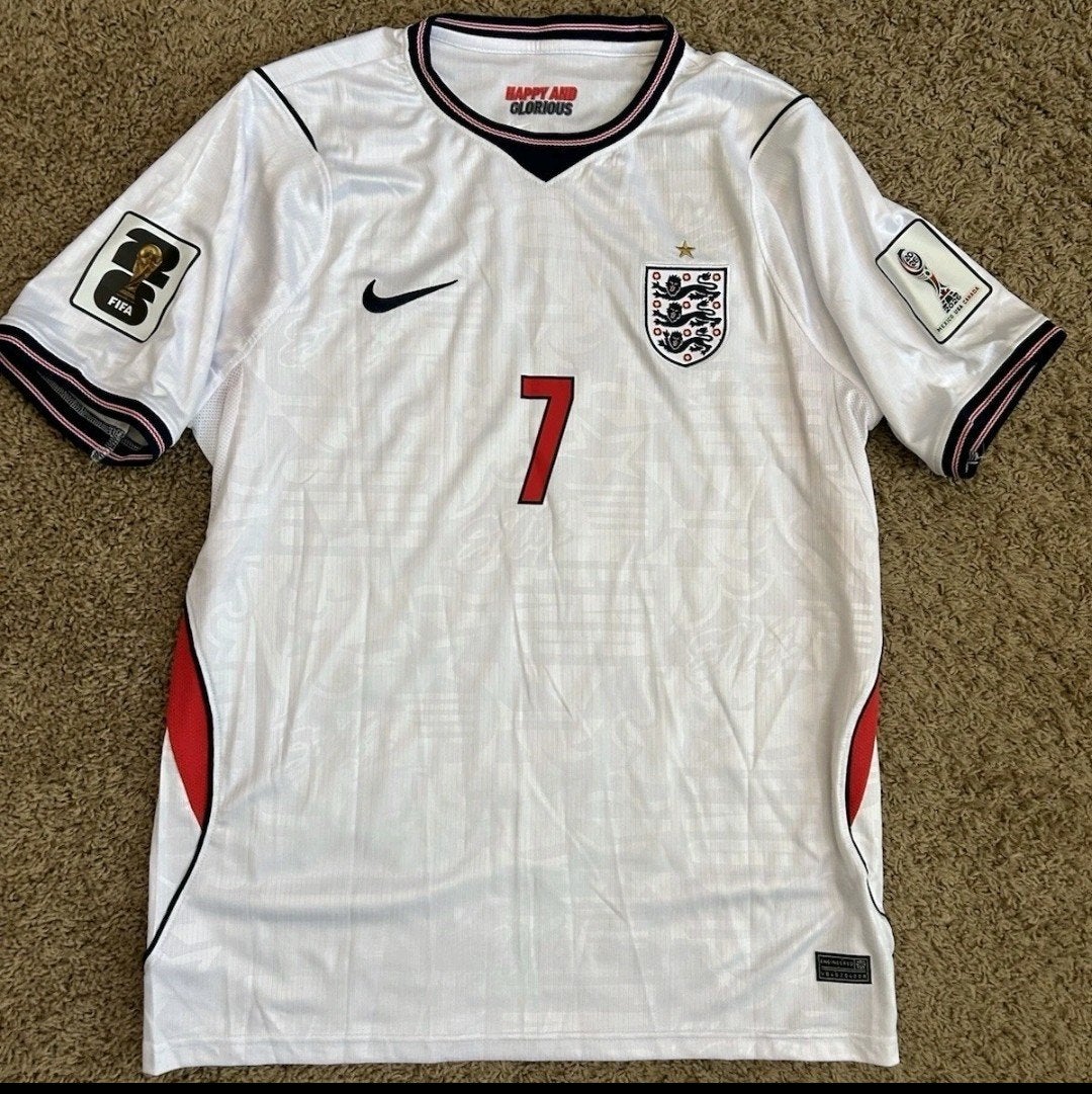Engeland Saka Thuisshirt Origineel WorldCup Nieuw 2026, Verzenden