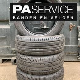 4x Yokohama 205 55 16 zomerbanden met 6.9 en 6.4 mm, Gebruikt, -, Banden en Velgen, -