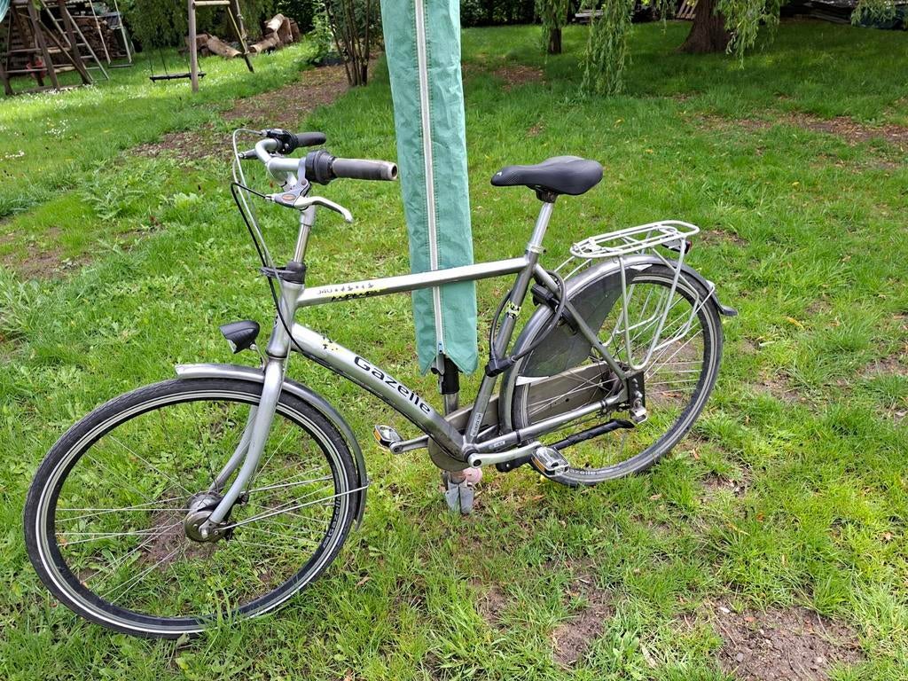 Gazelle 28 inch stadsfiets 3 versnellingen, Ophalen, Gebruikt, Versnellingen, 65 cm of meer