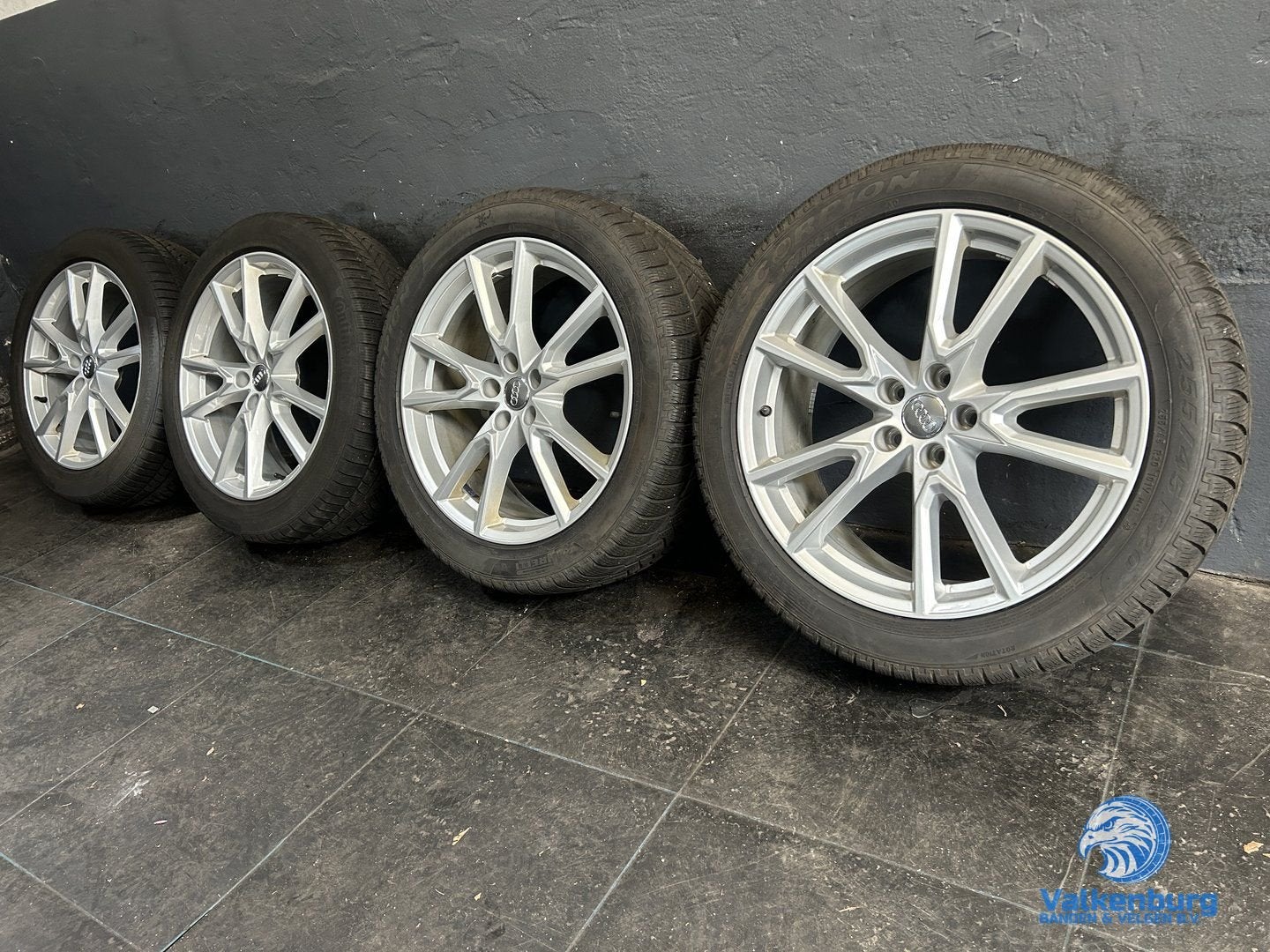 7mm! Originele Audi Q5 80A 20 inch velgen 5x112 winterbanden, Auto-onderdelen, Banden en Velgen, Gebruikt, 255 mm, -, -