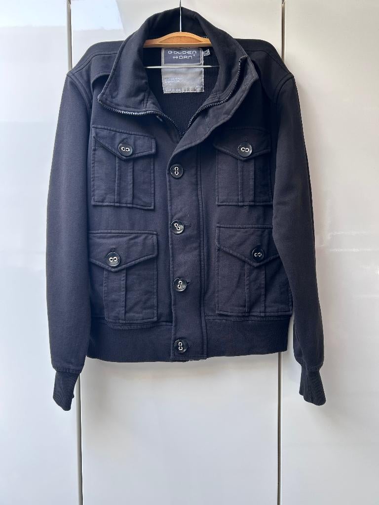 Veste noire zippée Golden Horn - Taille L *, Taille 42/44 (L), Enlèvement ou Envoi, Comme neuf, Golden Horn