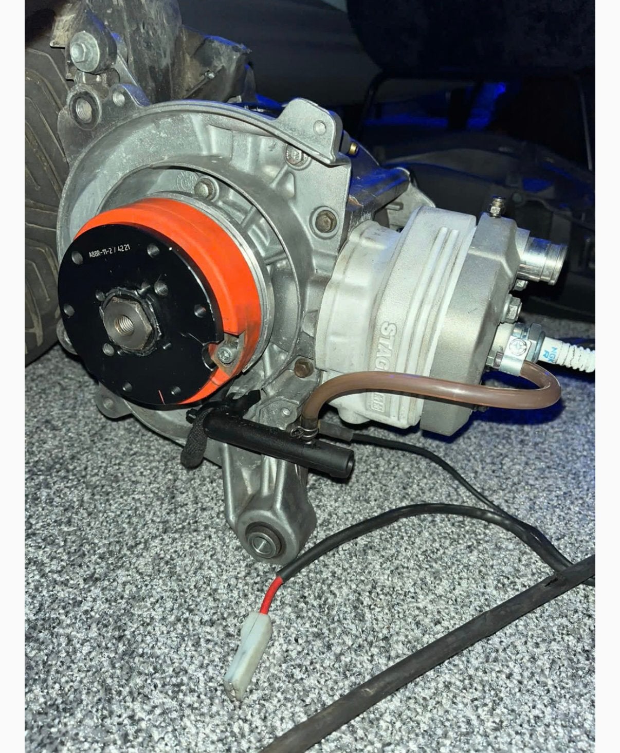 Gilera runner blok stage 6 70, Ophalen