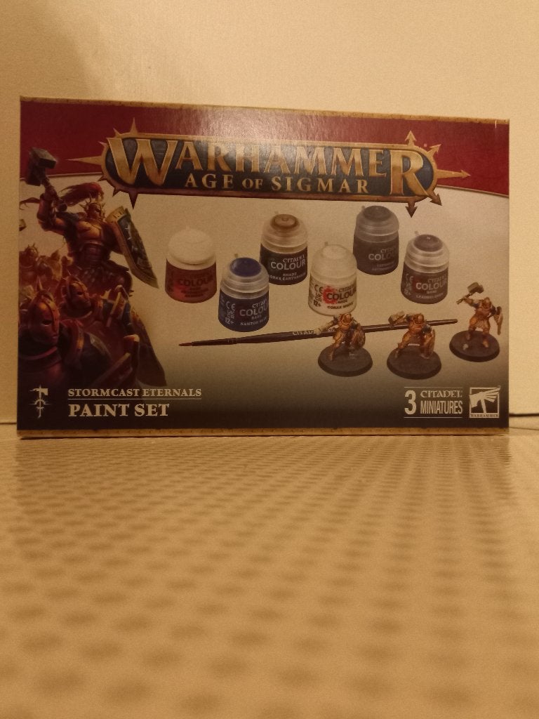 WARHAMMER — AGE OF SIGMAR: Stormcast Eternals — Puntenset, Met verf, Figuurtje(s), Nieuw, Warhammer