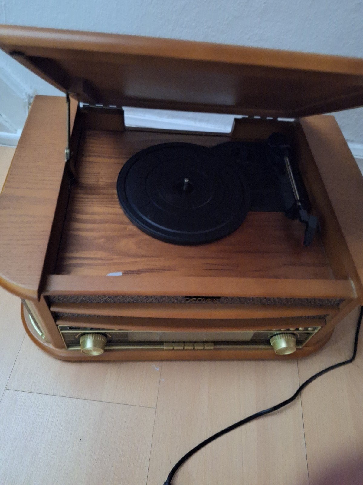 Denver Retro Music Center MCR-50MK3 – Platenspeler, CD, Cass, Audio, Tv en Foto, Zo goed als nieuw, USB-aansluiting, Platenspeler