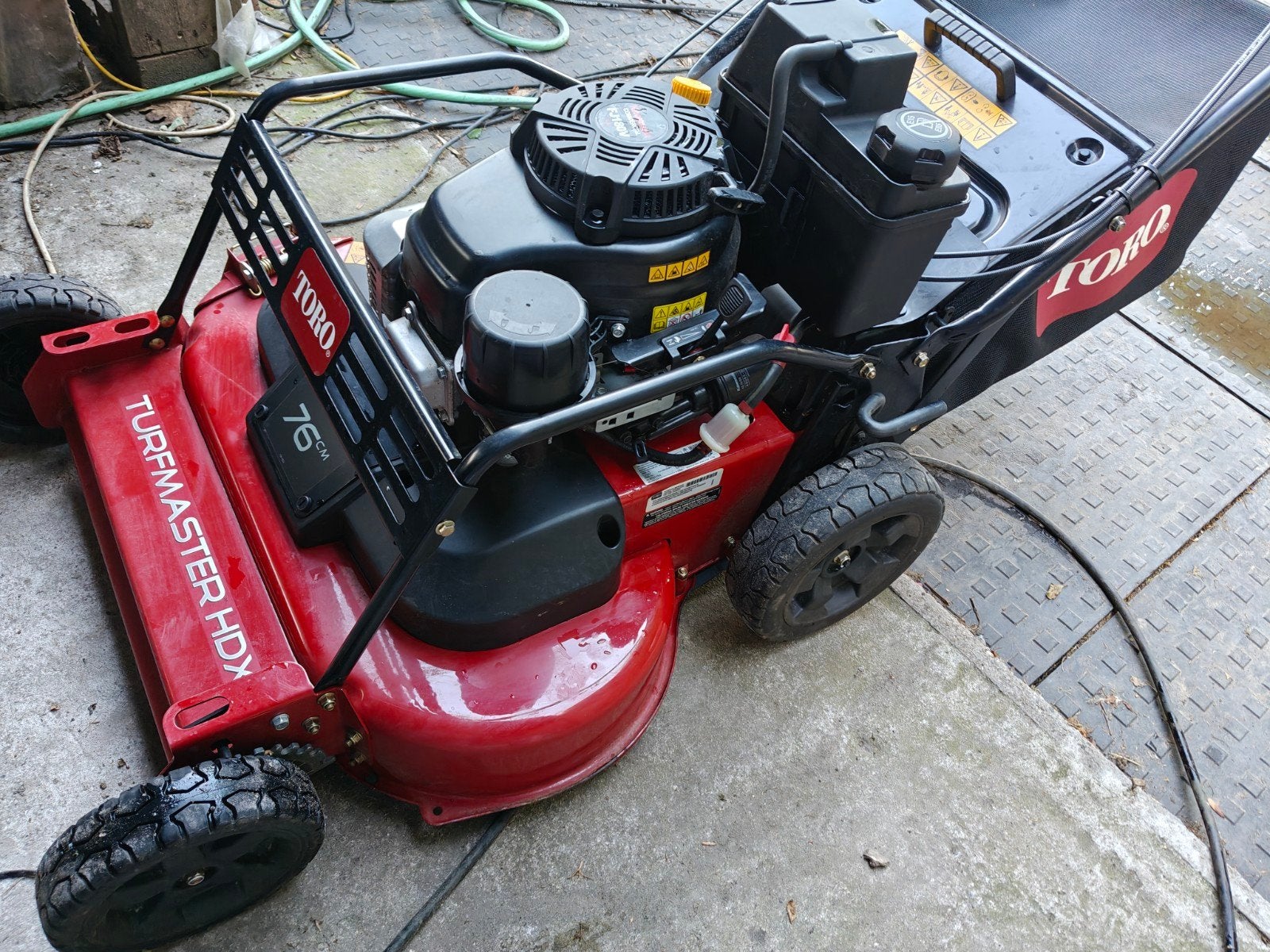 Toro turfmaster hdx 76cm, Jardin & Terrasse, Tondeuses à gazon, Comme neuf, Tondeuses à gazon à essence, 50 cm ou plus, Fonction de mulching