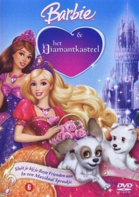Dvd - Barbie & het diamantkasteel, Ophalen of Verzenden