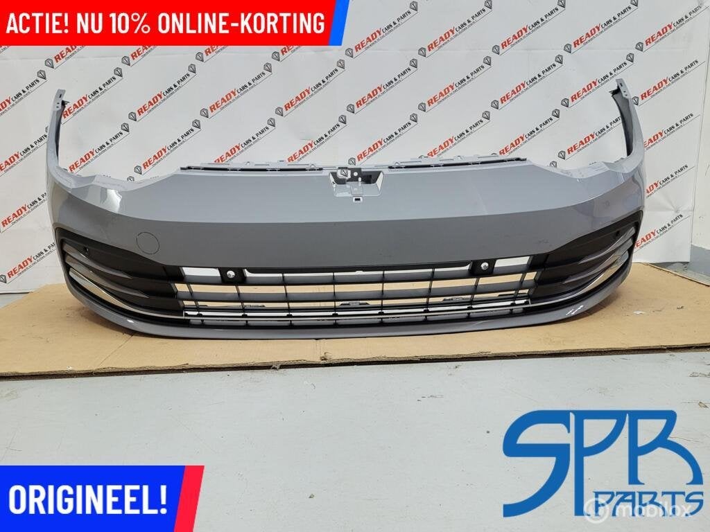 GOLF 8 VIII LA7C STYLE Voorbumper CHROOM GRILL 5H0807221J, Nieuw, Ophalen of Verzenden, Bumper, Volkswagen