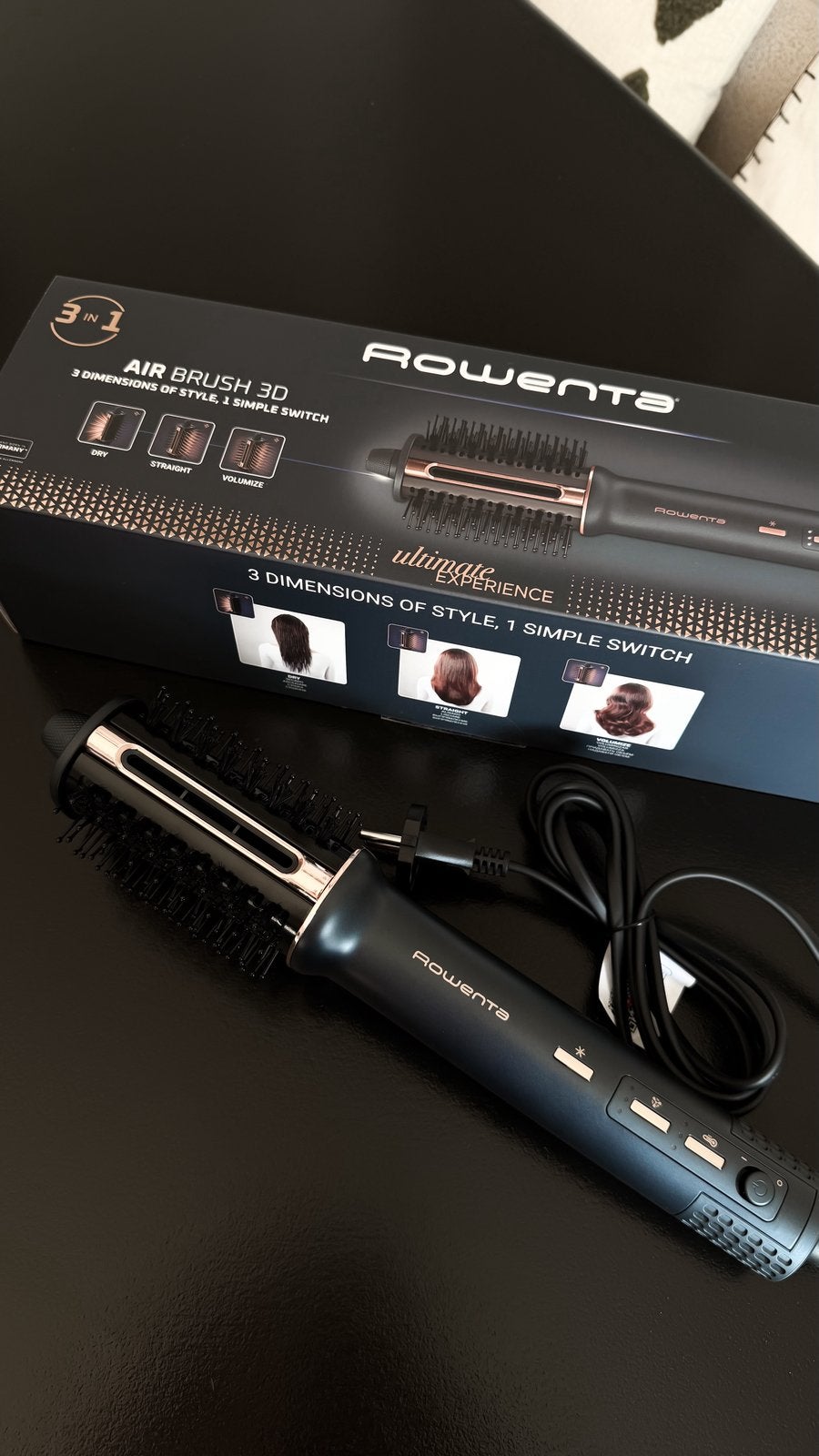 Rowenta Air Brush 3D - Blazerborstel - NIEUW, Handtassen en Accessoires, Uiterlijk | Haarverzorging, Ophalen, Nieuw, Haardroger