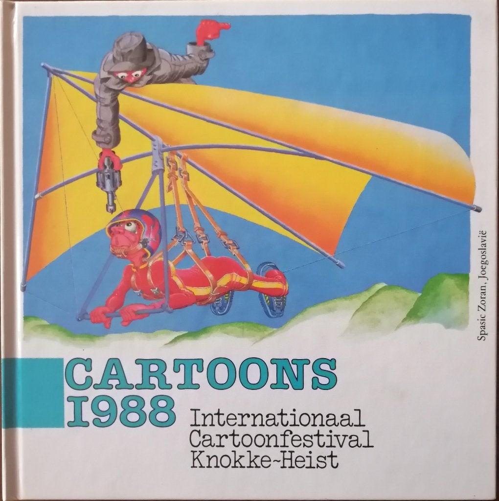 Cartoons 1988 internationaal cartoonfestival 27 Knokke Heist, Livres, Humour, Envoi, Comme neuf, Cartoons ou Dessins humoristiques