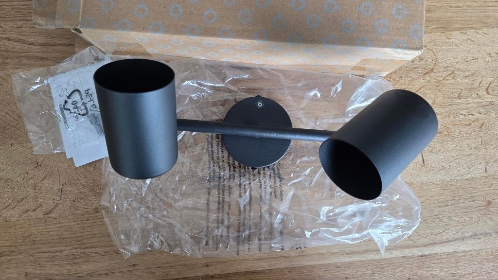 1x Spot zwart 2-lichts kantelbaar - Jeana, Huis en Inrichting, Lampen | Plafondlampen, Modern, Verstelbaar, Nieuw, Plafondspot
